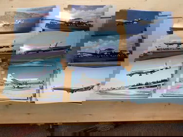 Approx 650 Airline postcards