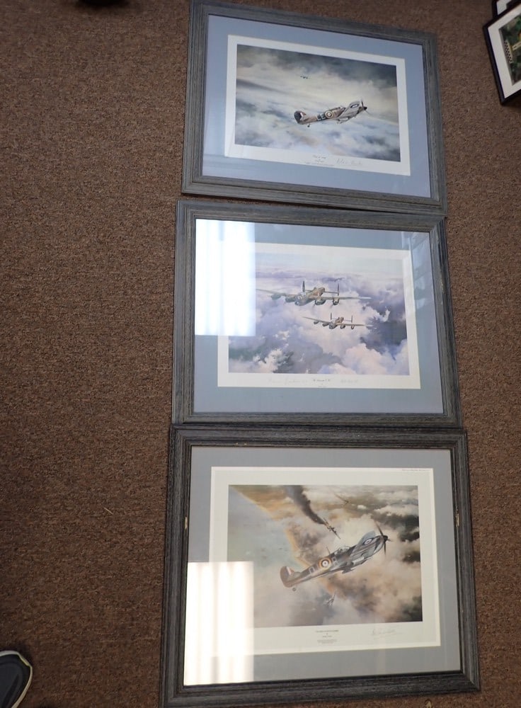 Signed Robert Taylor Aircraft Prints (1 of 13)