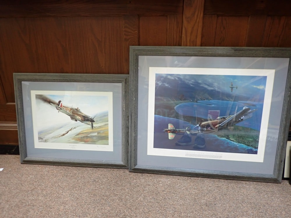 2 Signed airplane prints (1 of 9)