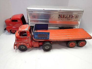 2 pressed Steel Trucks