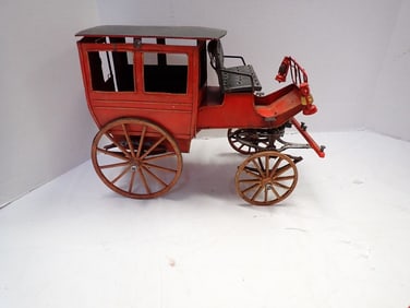 Metal Stage Coach Model