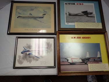 6 Airplane prints & photos