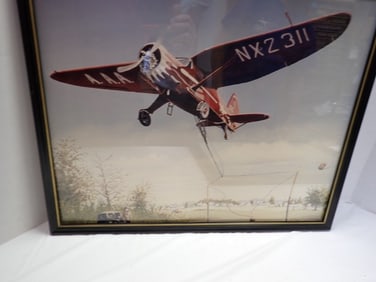 3 Airplane prints in frame