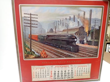 1940s/50s PA R.R. Calendars