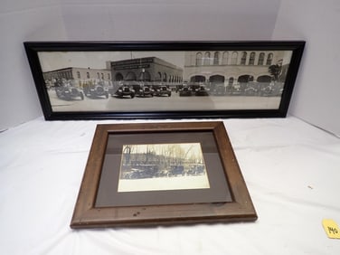Vintage Fire Dept. & Limousine Photos/Panoramic