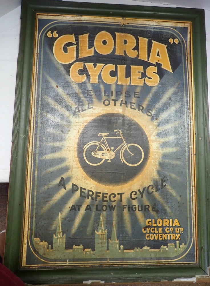 "Gloria Cycles" English Advertising Poster (1 of 8)