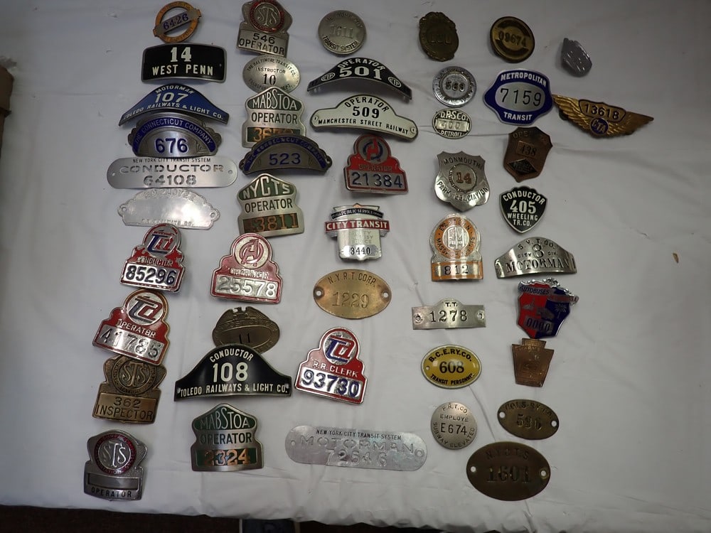 Trolley & Bus Operator Badges (1 of 12)
