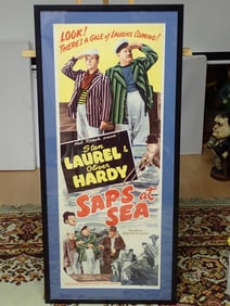 Laurel & Hardy In Saps At Sea Movie Poster