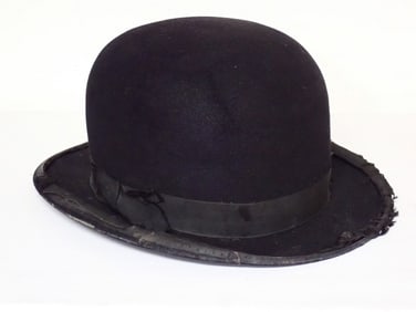 Oliver Hardy "Ollie" bowler hat from Jitterbugs