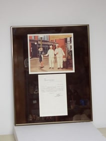The Second Hundred Year Photo of Laurel signed letter