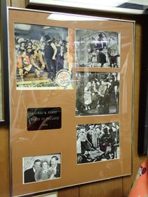 Laurel & Hardy "Babes in Toyland" Signed Display Piece