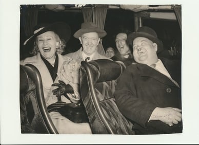 Oliver Hardy, Stan  Laurel & Ida  signed photo