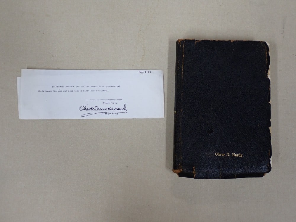 Oliver N. Hardy Bible (1 of 13)