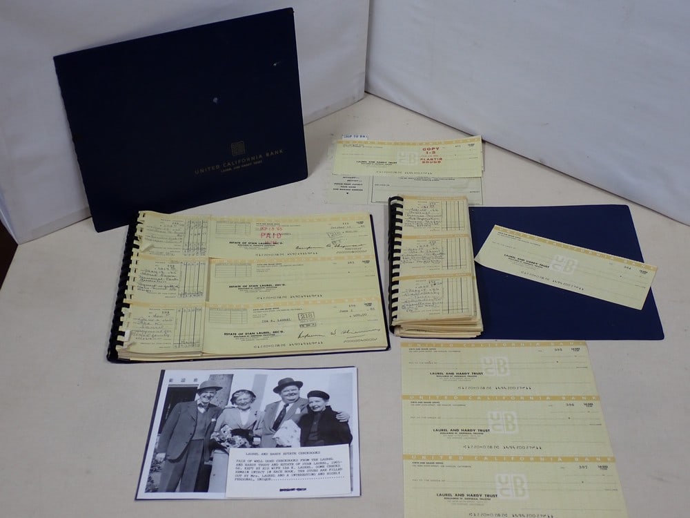 Laurel and Hardy Estate Checkbook (1 of 14)