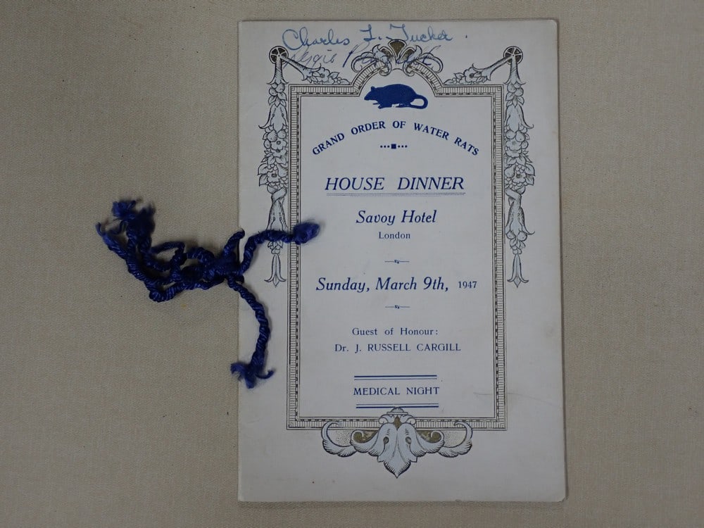 1947 Water Rats Signed by Laurel and Hardy Medical Night Dinner Program (1 of 15)