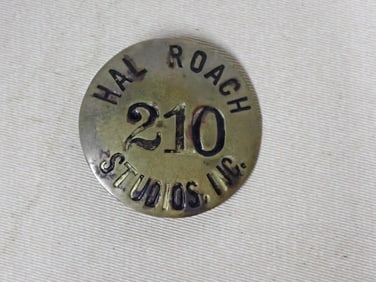 Hal Roach Studio Employee badge No. 210