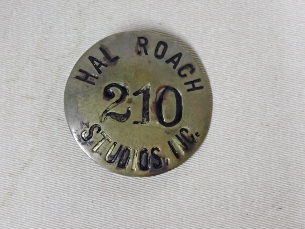 Hal Roach Studio Employee badge No. 210 (1 of 5)