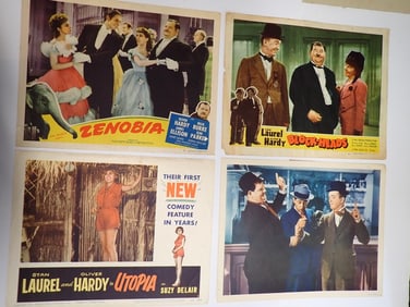 Laurel and Hardy Block-Heads, Zenobia & Other Lobby Cards