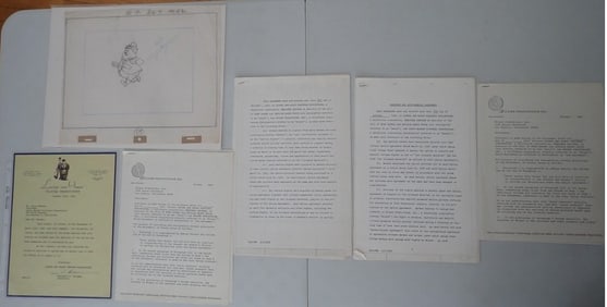 Larry Harmon Laurel and Hardy Cartoons, Signed