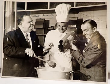 Signed Laurel and Hardy Photo