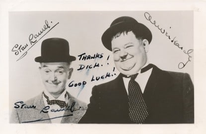 Stan Laurel Signed Photo