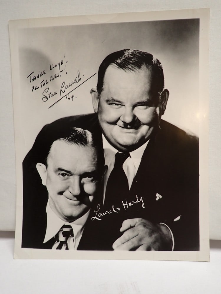 Laurel and Hardy Signed 8 x 10 Photo (1 of 3)