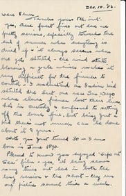 1956 Stan Laurel Signed Handwritten Letter with COA