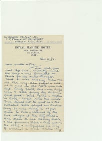 (6)  1950's Stan Laurel Signed Letters and Other Letter