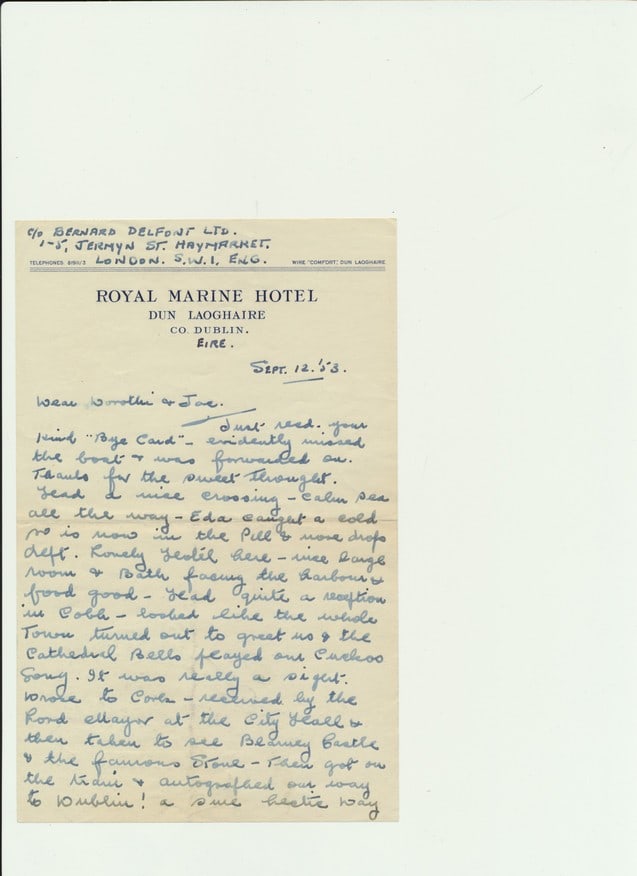 (6)  1950's Stan Laurel Signed Letters and Other Letter (1 of 18)