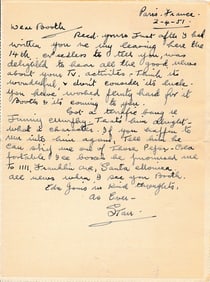 1951 Signed Stan Laurel Handwritten Postal Note