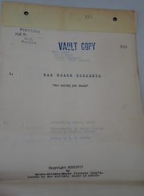 1927 Hal Roach "The Second 100 Years"  Movie Script
