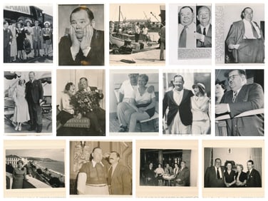 Oliver Hardy Press Photos and Snapshots