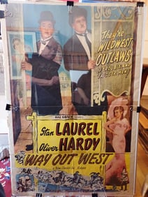 Laurel and Hardy Way out West Movie Poster