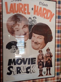 Laurel and Hardy "Movie Struck" Poster