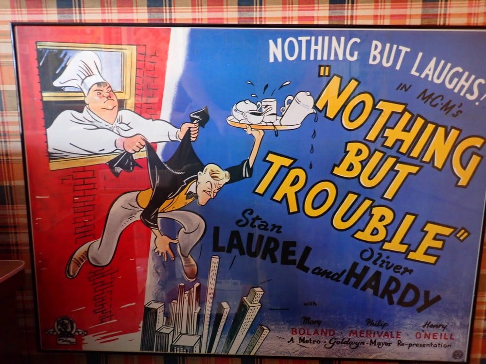 Laurel and Hardy "Nothing But Trouble" Poster (1 of 4)
