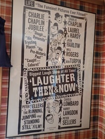 Laughter Then and Now Poster Laurel and Hardy