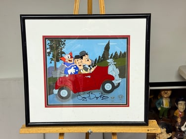 Laurel and Hardy & Bozo 32/250 Comedy Classics Cel