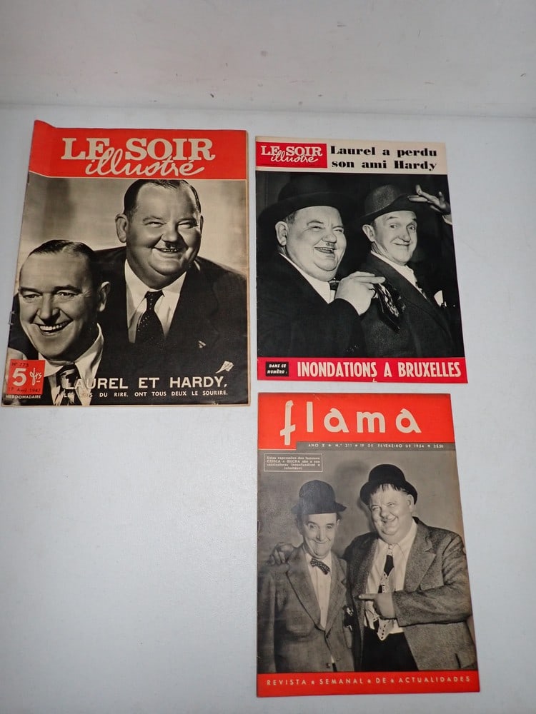 1947 Le Soir, 1954 Flama  and Others Laurel and Hardy (1 of 7)
