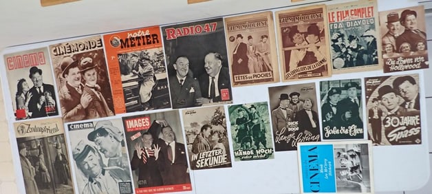 Laurel and Hardy German, French & Other Magazines