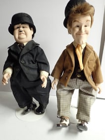 1988 Laurel and Hardy by Georgina Porcelain Figures
