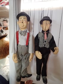 Laurel and Hardy Marionettes