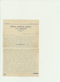1953  Stan Laurel Signed Typed Letter - Lucille Ball