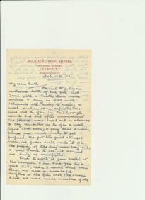 1952 Signed Stan Laurel Handwritten Letter and