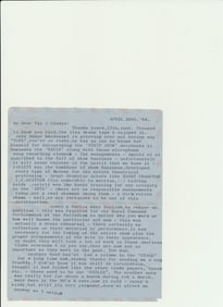 1964 Signed Stan Laurel Typed  Air Mail Letter