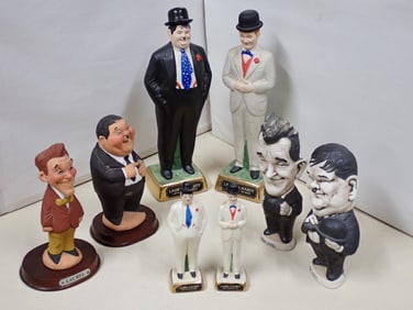 Laurel and Hardy Signed and Other Figures