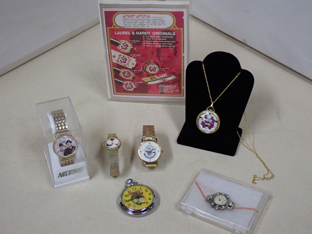Laurel and Hardy Pocket Watches & Other Watches (1 of 9)