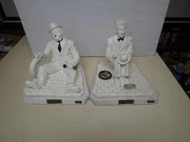 Laurel and Hardy Septimo Arte Composition Figures