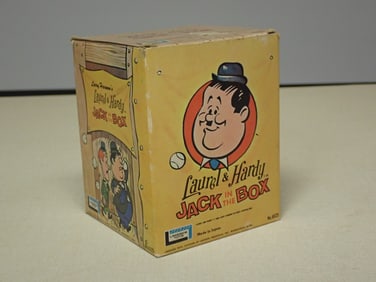 1966 Laurel and Hardy Jack in the Box MIB