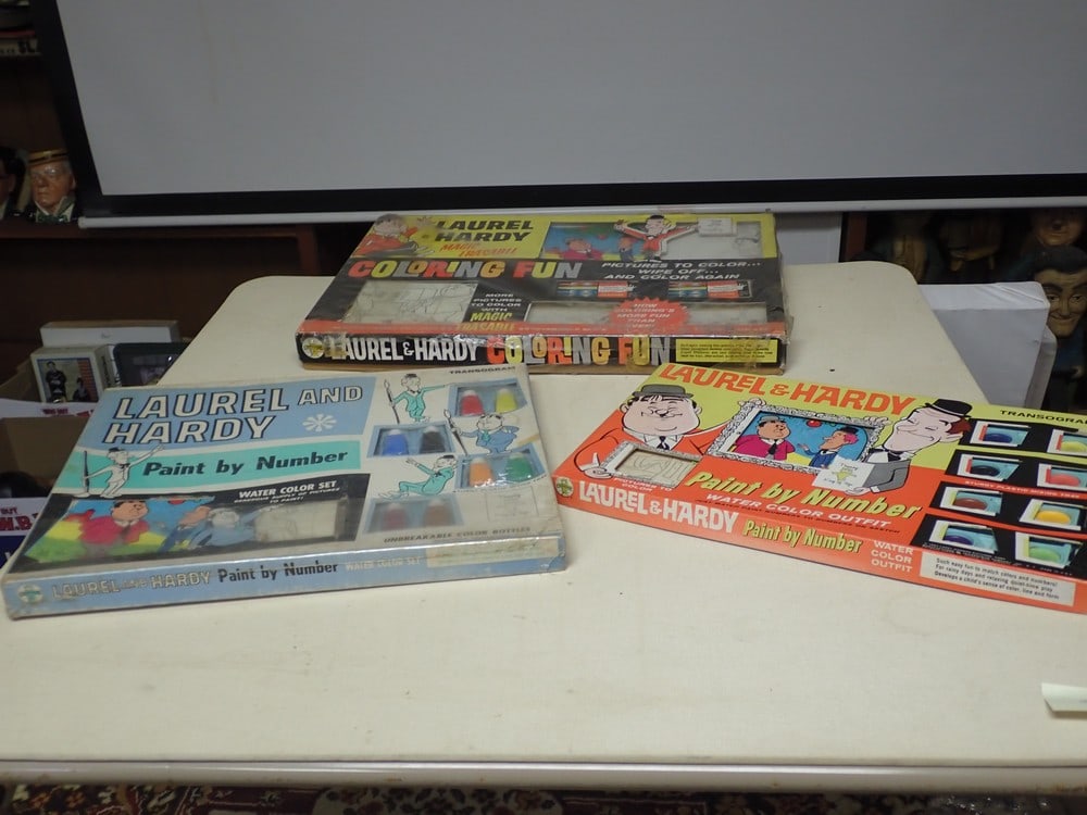 Laurel and Hardy Paint by Numbers & Coloring Fun (1 of 10)