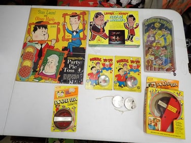 Laurel and Hardy Pie Toss, Movables, Pinball, Pocket Pix